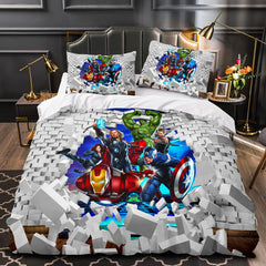 2025 NEW Marvel Avengers Cosplay Bedding Set Quilt Covers Without Filler