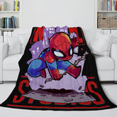 2025 NEW Marvel Hero Flannel Fleece Throw Cosplay Blanket Shawl Wrap Nap Quilt