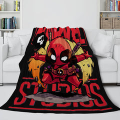 2025 NEW Marvel Hero Flannel Fleece Throw Cosplay Blanket Shawl Wrap Nap Quilt
