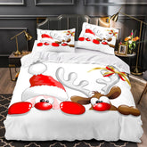 2025 NEW Merry Christmas Bedding Set Duvet Cover Without Filler