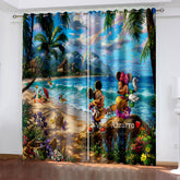 2025 NEW Mickey Mouse Curtains Blackout Window Drapes