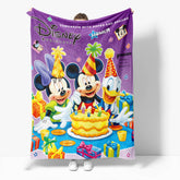 2025 NEW Mickey Mouse Minnie Mouse Flannel Fleece Throw Blanket