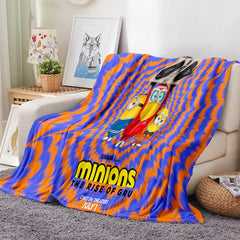 2025 NEW Minions The Rise of Gru Flannel Fleece Blanket Throw Cosplay Blanket