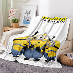 2025 NEW Minions The Rise of Gru Flannel Fleece Blanket Throw Cosplay Blanket