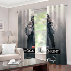 2025 NEW Moon Knight Curtains Cosplay Blackout Window Drapes for Room Decoration