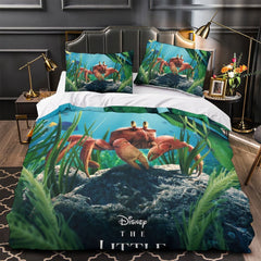 2026 NEW Movie The Little Mermaid Bedding Set Quilt Duvet Cover Without Filler