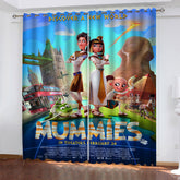 2025 NEW Mummies Curtains Pattern Blackout Window Drapes