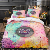 2025 NEW Music Print Bedding Set Quilt Duvet Covers Without Filler