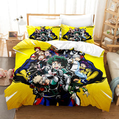 2026 NEW Anime My Hero Academia Cosplay Bedding Set Quilt Cover Without Filler