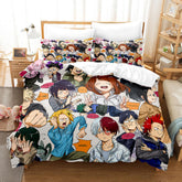 2026 NEW Anime My Hero Academia Cosplay Bedding Set Quilt Cover Without Filler
