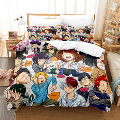 2026 NEW Anime My Hero Academia Cosplay Bedding Set Quilt Cover Without Filler