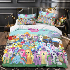 2026 NEW My Little Pony Bedding Set Quilt Duvet Cover Without Filler