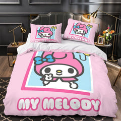 2026 NEW My Melody Bedding Set Pattern Quilt Duvet Cover Without Filler