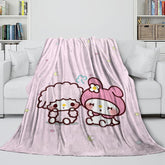 2025 NEW My Melody Blanket Flannel Throw Room Decoration