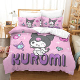 2026 NEW My Melody Kuromi Bedding Set Quilt Cover Without Filler