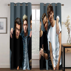 2025 NEW One Direction Curtains Blackout Window Treatments Drapes for Room Decor