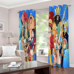 2025 NEW One Piece Curtains 2 Panels Blackout Window Drapes for Room Decoration