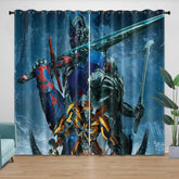 2025 NEW Optimus Prime Curtains Pattern Blackout Window Drapes