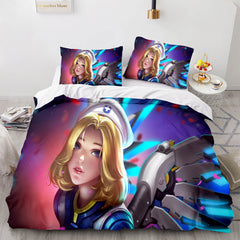 2026 NEW Overwatch Cosplay 3 Piece Bedding Sets Quilt Covers Without Filler