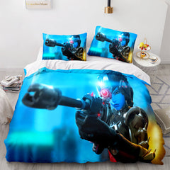2026 NEW Overwatch Cosplay 3 Piece Bedding Sets Quilt Covers Without Filler