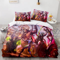 2026 NEW Overwatch Cosplay 3 Piece Bedding Sets Quilt Covers Without Filler