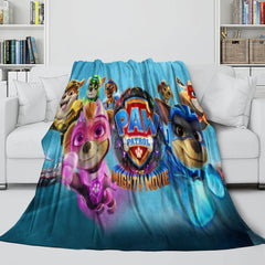2025 NEW PAW Patrol The Mighty Movie Blanket Flannel Fleece Throw Room Decoration