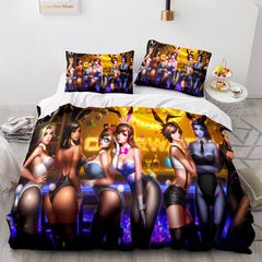 2026 NEW PS4 Overwatch Pattern Bedding Set Quilt Covers Room Decoration