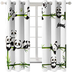 2025 NEW Panda Curtains Blackout Window Treatments Drapes for Room Decoration