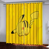 2026 NEW Pokémon Pikachu Curtains Pattern Blackout Window Drapes