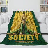 2025 NEW Polite Society Blanket Pattern Flannel Throw Room Decoration