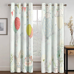 2025 NEW Rabbit Curtains Blackout Window Treatments Drapes for Room Decoration