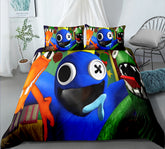 Rainbow Friends Duvet Cover Quilt Cover Pillowcase Bedding Set
