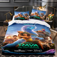 2026 NEW Raya and The Last Dragon Bedding Cosplay Quilt Duvet Covers Decoration Bed