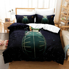 2026 NEW Rick and Morty Pattern Bedding Sets Quilt Covers Room Decoration