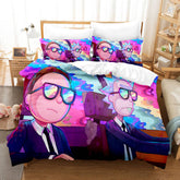 2026 NEW Rick and Morty Pattern Bedding Sets Quilt Covers Room Decoration
