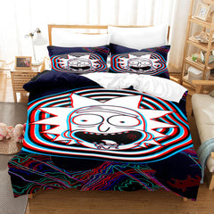 2026 NEW Rick and Morty Cosplay Kids Soft Bedding Sets Quilt Covers Without Filler