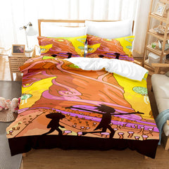 2026 NEW Rick and Morty Cosplay Kids Soft Bedding Sets Quilt Covers Without Filler