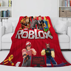2025 NEW Roblox Blanket Flannel Fleece Throw Cosplay Blanket Christmas Bedding