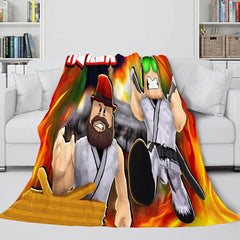 2025 NEW Roblox Blanket Flannel Fleece Throw Cosplay Blanket Christmas Present