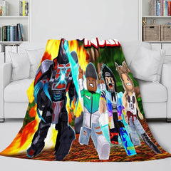 2025 NEW Roblox Blanket Flannel Fleece Throw Cosplay Blanket Christmas Present
