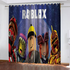 2025 NEW Roblox Curtains Blackout Window Treatments Drapes for Room Decoration