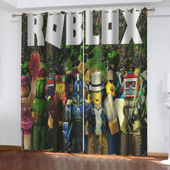 2025 NEW Roblox Curtains Blackout Window Treatments Drapes for Room Decoration