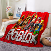 2025 NEW Roblox Pattern Blanket Flannel Throw Room Decoration