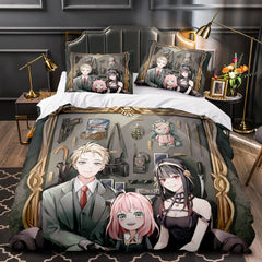 2026 NEW Anime SPY×FAMILY Bedding Set Kids Quilt Cover Without Filler