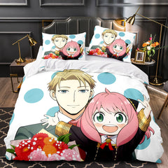 2026 NEW Anime SPY×FAMILY Bedding Set Kids Quilt Cover Without Filler