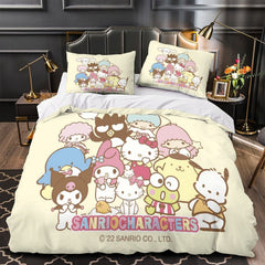 2026 NEW Sanrio Hello Kitty Bedding Set Quilt Duvet Cover Without Filler