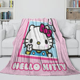 2024 NEW Sanrio Hello Kitty Blanket Flannel Fleece Throw Room Decoration