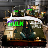 2026 NEW She Hulk Bedding Set Cosplay Quilt Cover Without Filler