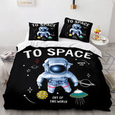 2025 NEW Spaceman Pattern Bedding Set Quilt Cover Without Filler