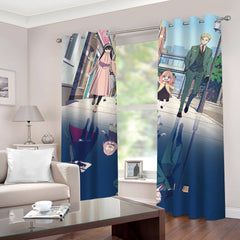 2025 NEW Spy x Family Curtains Cosplay Blackout Window Drapes for Room Decoration